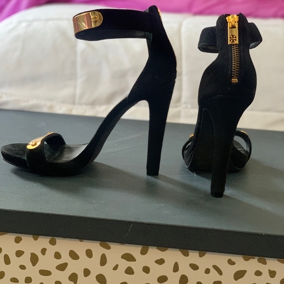 Tory Burch | *Black Suede and Gold* Limited Edition* | Heels - Picture 2 of 3